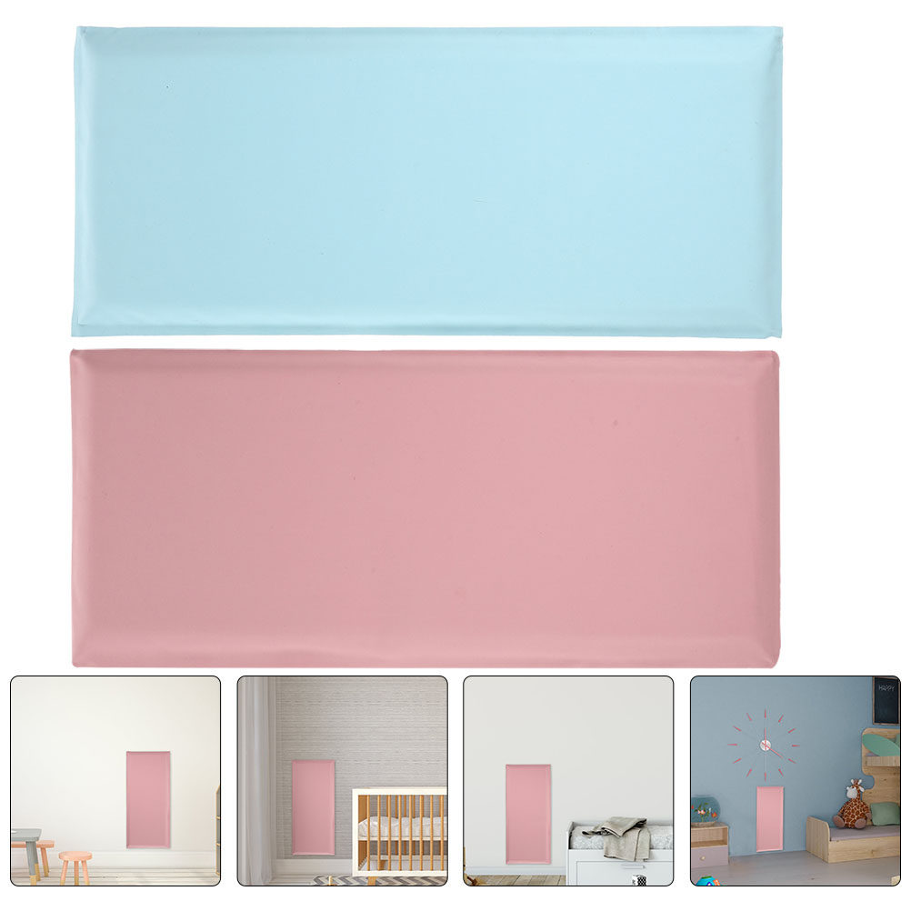Baby Nursery Yellow - 2Pcs Wall Padding Anti Collision Child