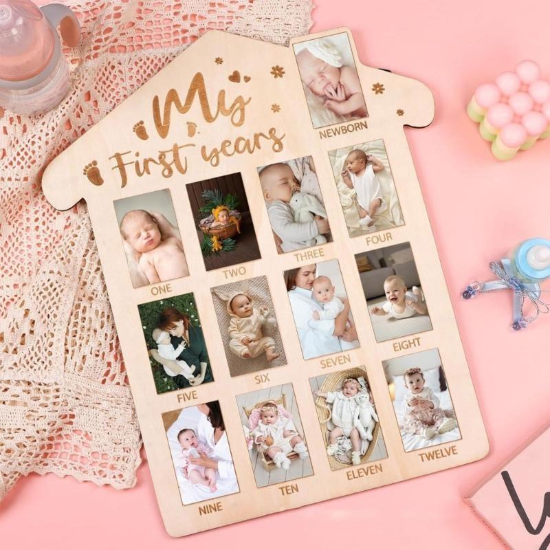 Baby Nursery Picture Frames - Baby Gift Baby Birthday Nursery Decorations
