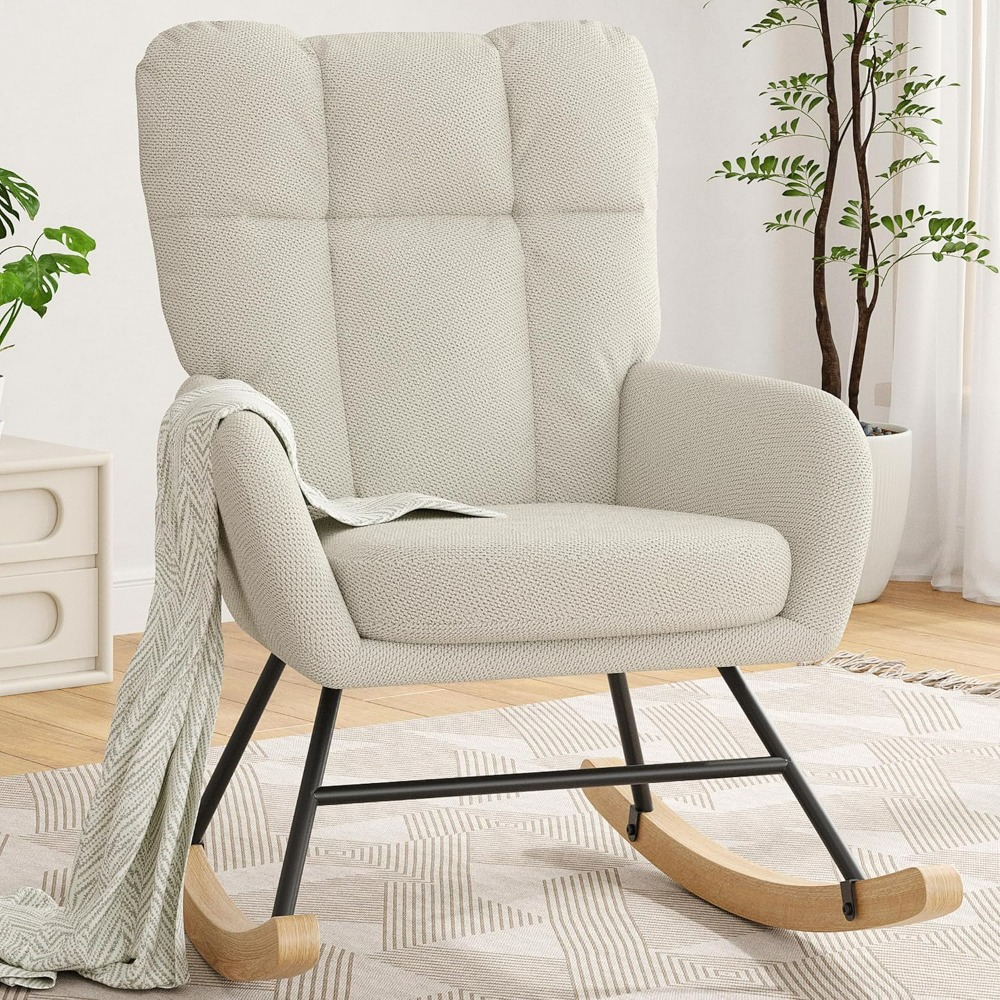 Baby Nursery Nurse - Rocking Chair Nursery, Teddy Baby Nursery