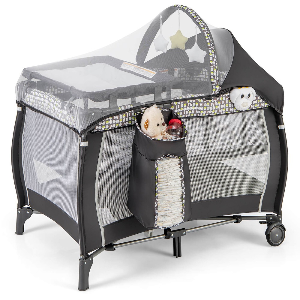 Baby Nursery Music - 4-in-1 Portable Baby Playard Nursery Center