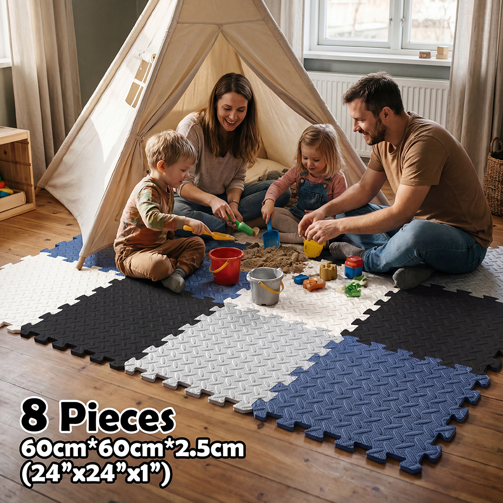 Baby Nursery Music - 8Pcs Thickness 2.5cm Baby Play Mat