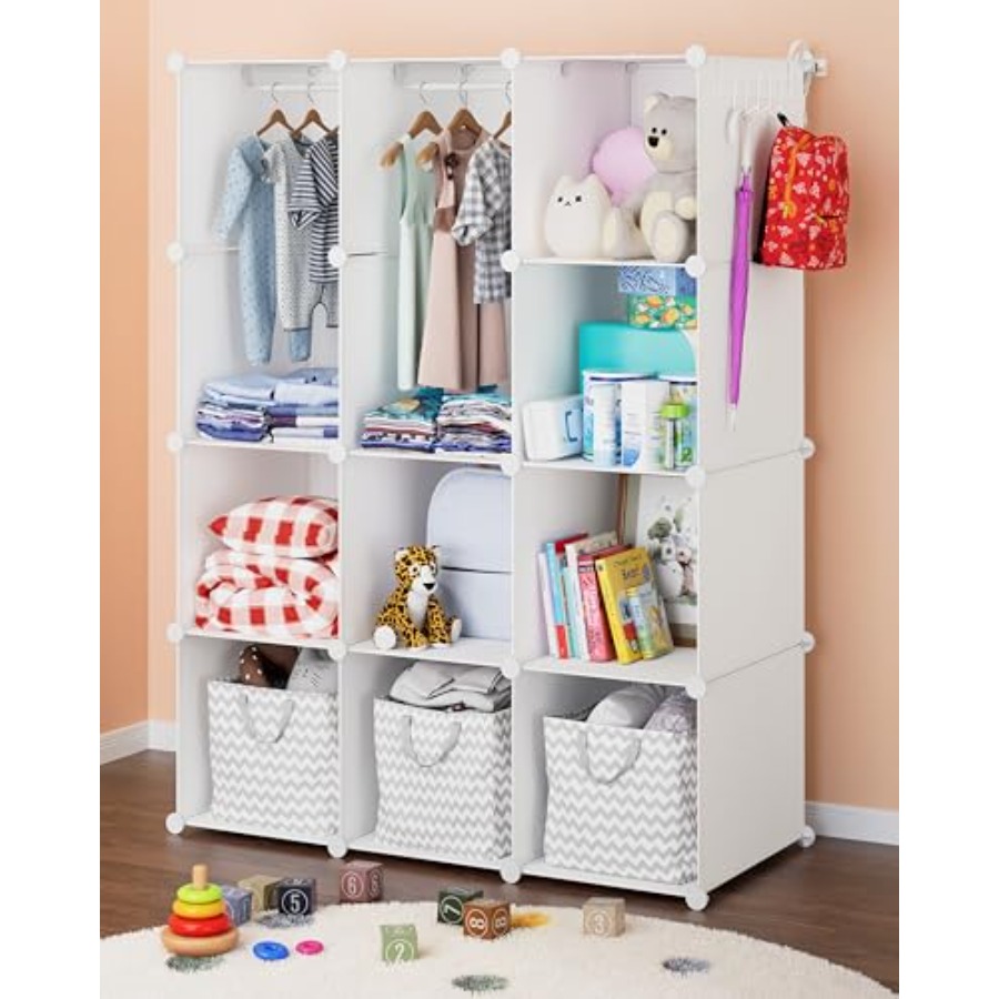 Baby Nursery Shelves - Baby Closet Organizer for Nursery: Durable