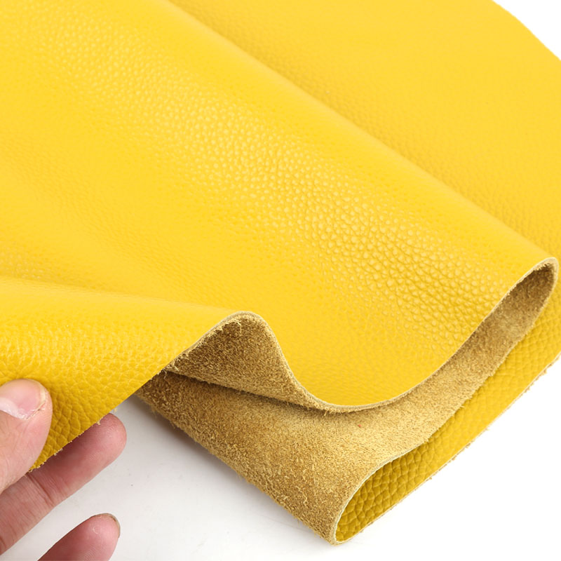 Baby Nursery Yellow - First layer cowhide, ginger yellow genuine