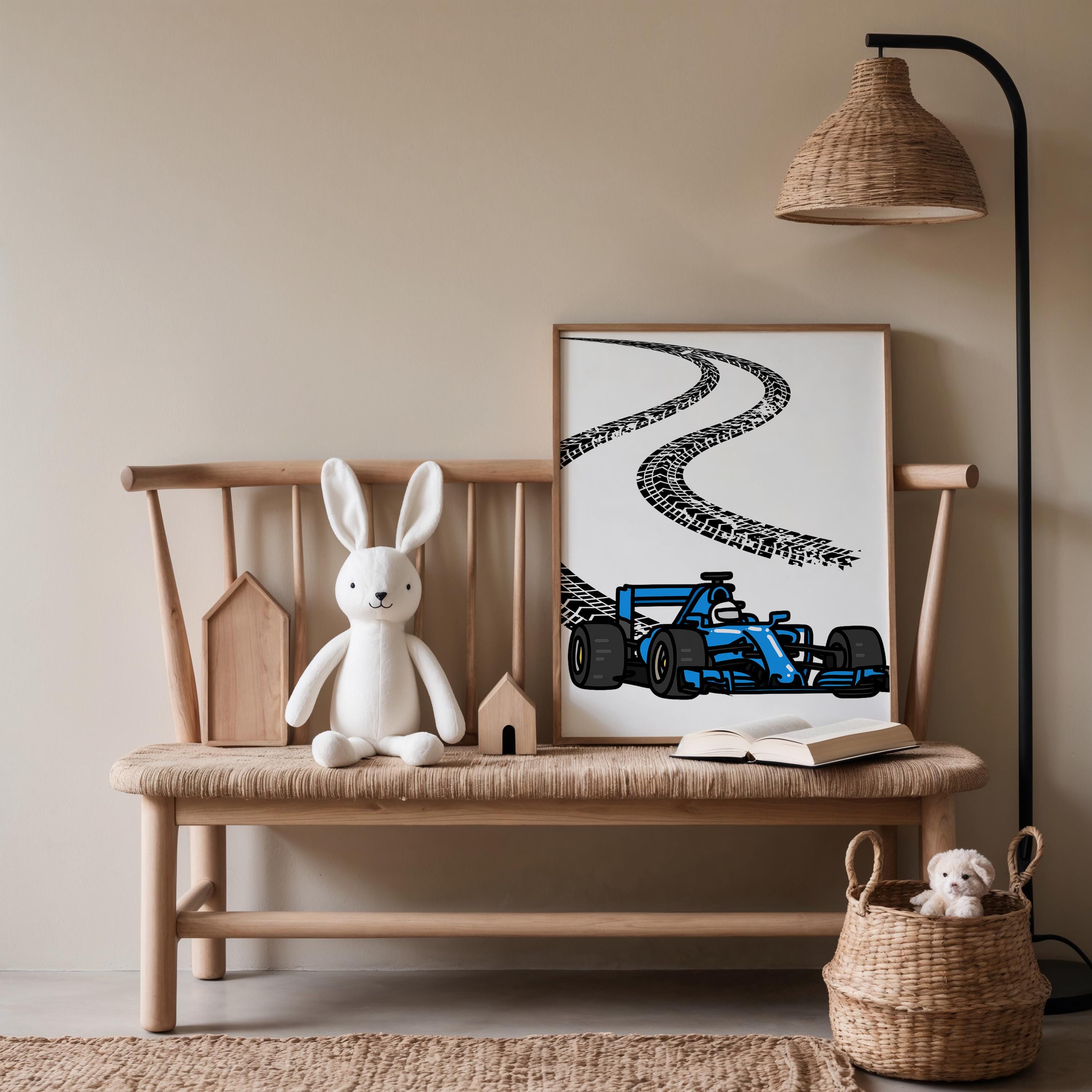 Custom Name Racing Car Nursery - Baby Nursery Pictures recensione e prezzo