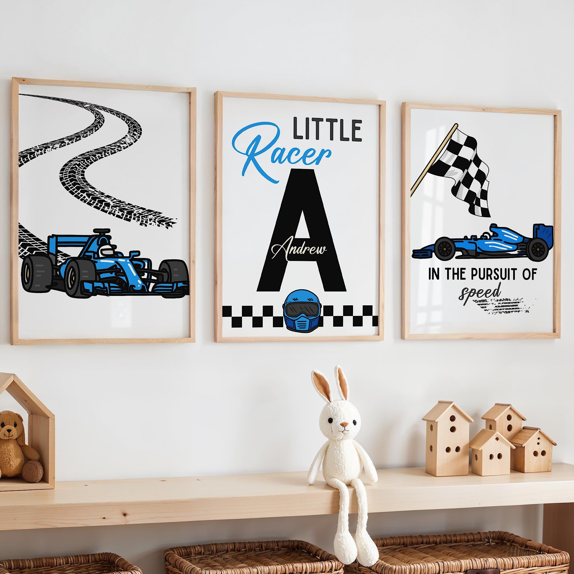 Custom Name Racing Car Nursery - Baby Nursery Pictures recensione e prezzo