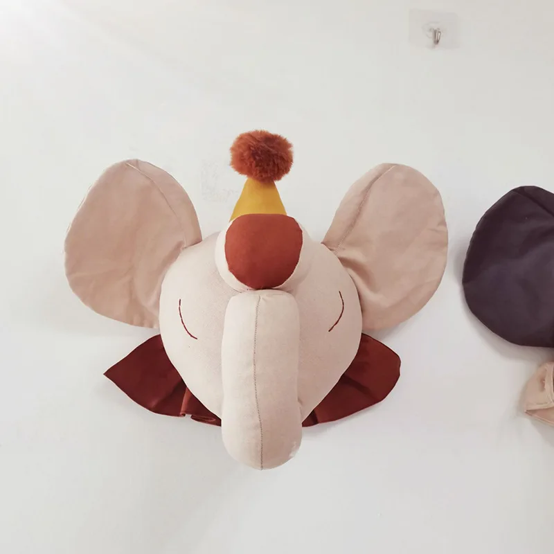 INS Cartoon Animals Head Wall  - Baby Nursery Girl Room recensione e prezzo