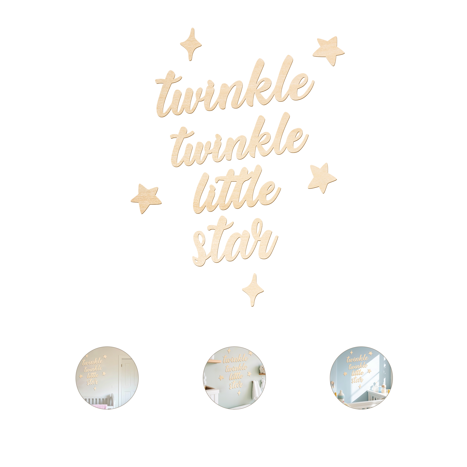 Twinkle Twinkle Little Star Wo - Baby Nursery Sign recensione e prezzo