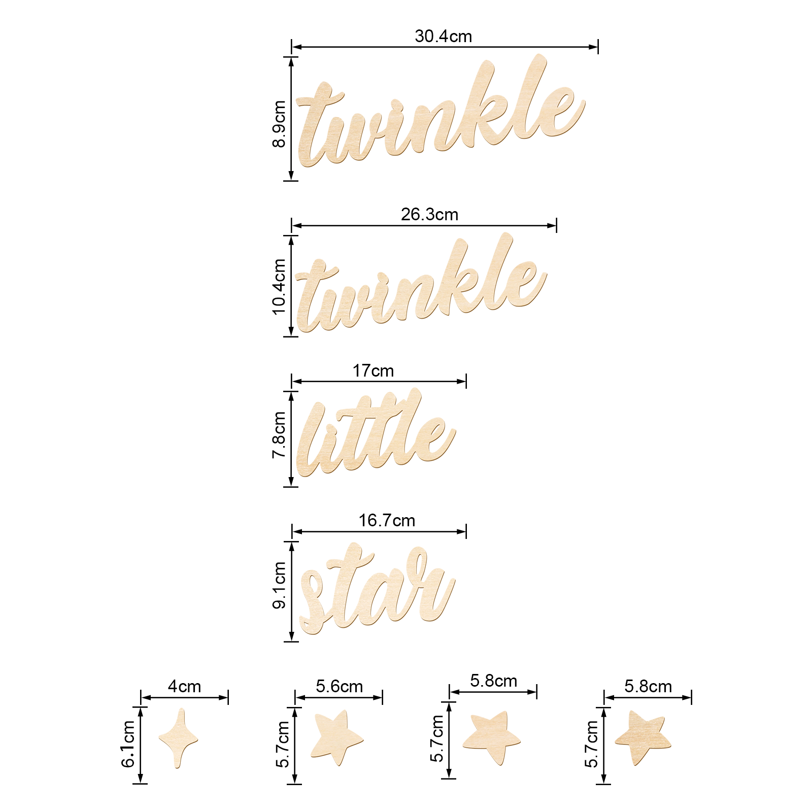 Twinkle Twinkle Little Star Wo - Baby Nursery Sign recensione e prezzo