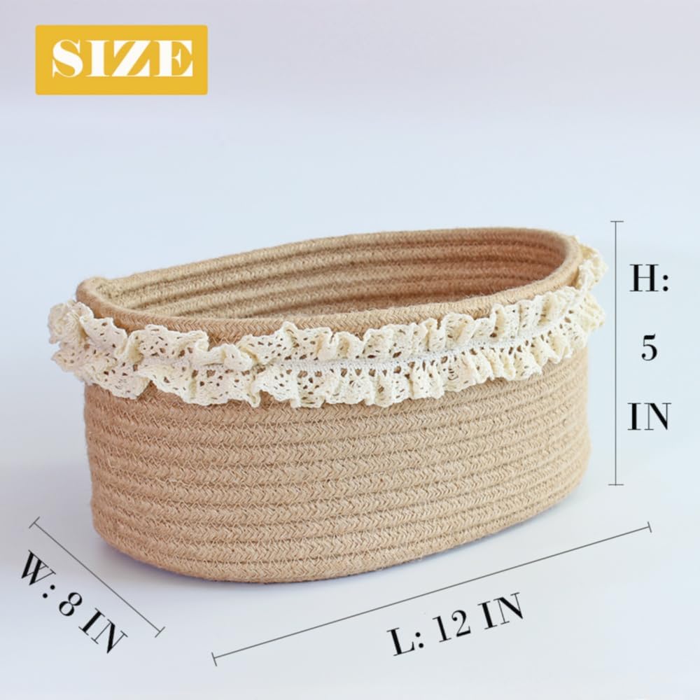 Small Brown Jute Woven Storage - Baby Nursery Images Free recensione e prezzo