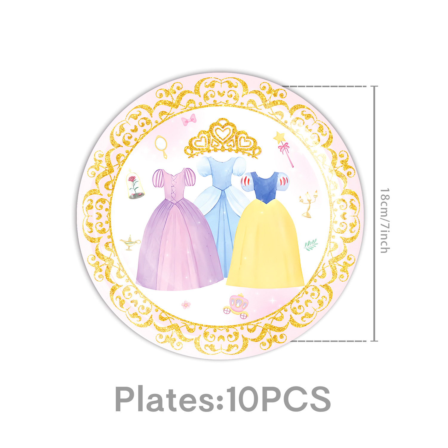 Princess Dress Girls Birthday  - Baby Nursery Girl Room recensione e prezzo