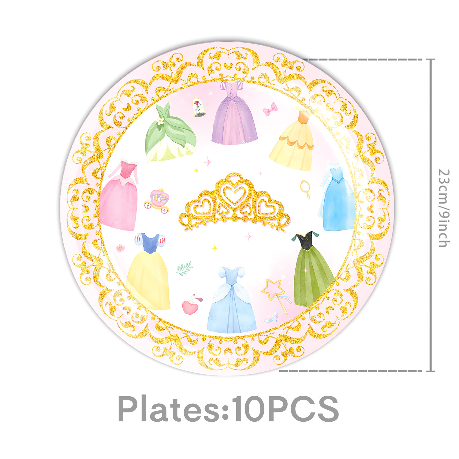 Princess Dress Girls Birthday  - Baby Nursery Girl Room recensione e prezzo
