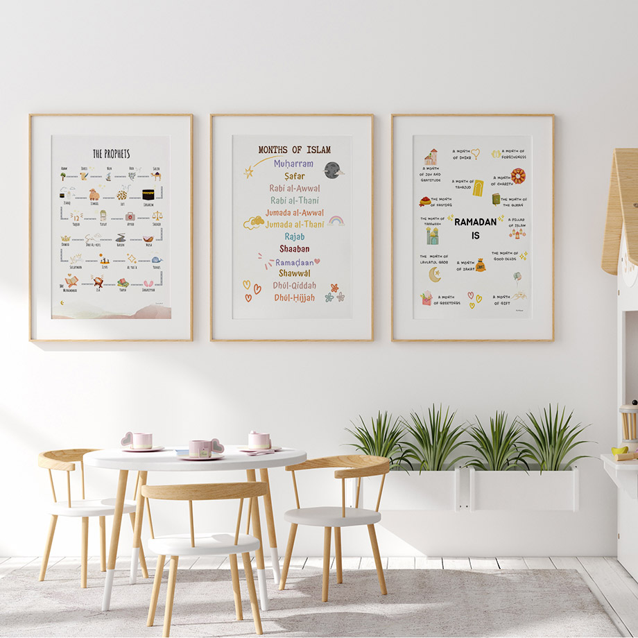 1pc frameless  Islam Muslim Pr - Baby Nursery Posters recensione e prezzo