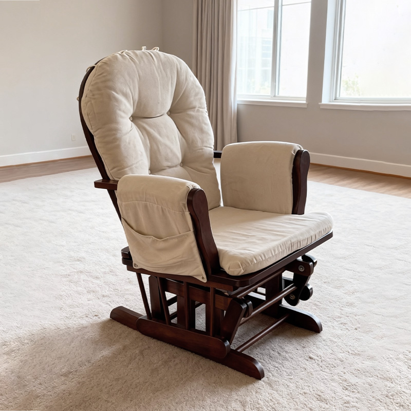 Modern Wood Glider Cushion Mat - Baby Nursery Glider Chair recensione e prezzo