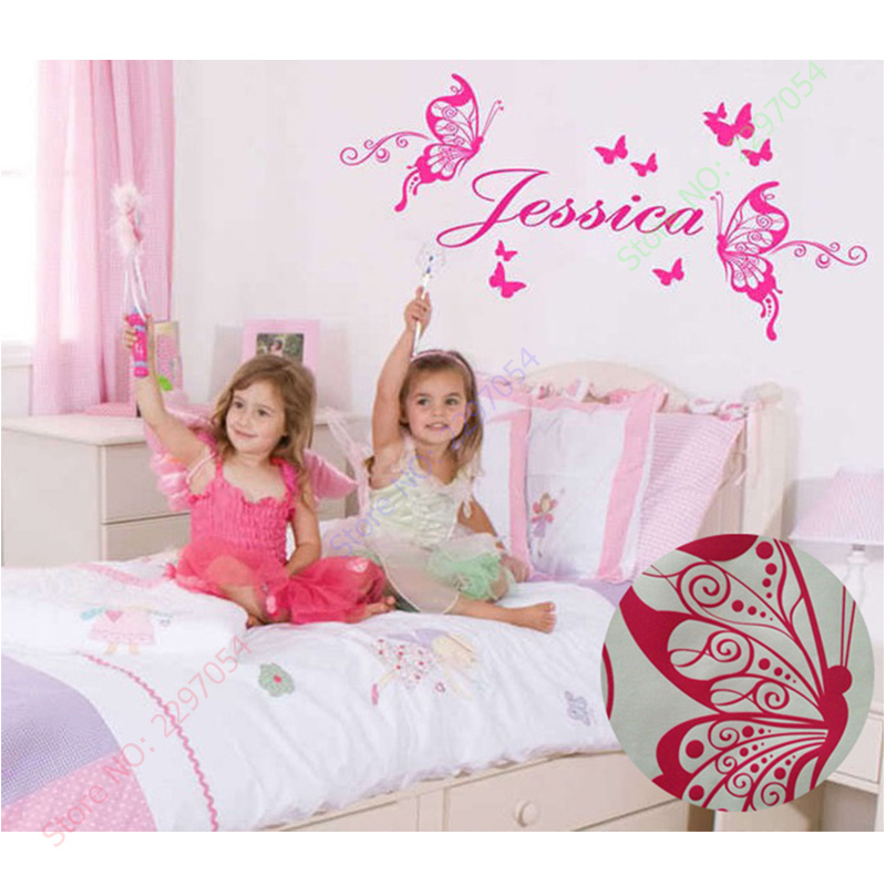 New Butterflies Personalized N - Baby Nursery Girl Room recensione e prezzo