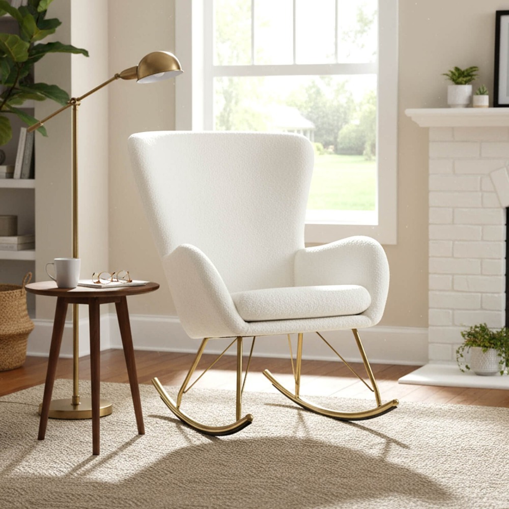 Nursery Rocking Chair w/ Curve - Rocking Chair Nursery recensione e prezzo