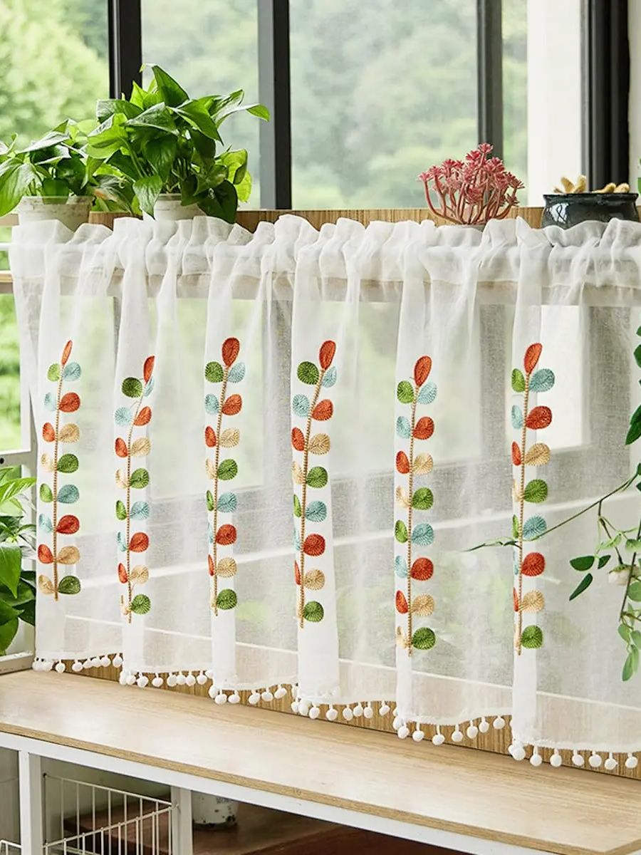 White Lace Sheer Valance Curta - Baby Nursery Curtains recensione e prezzo