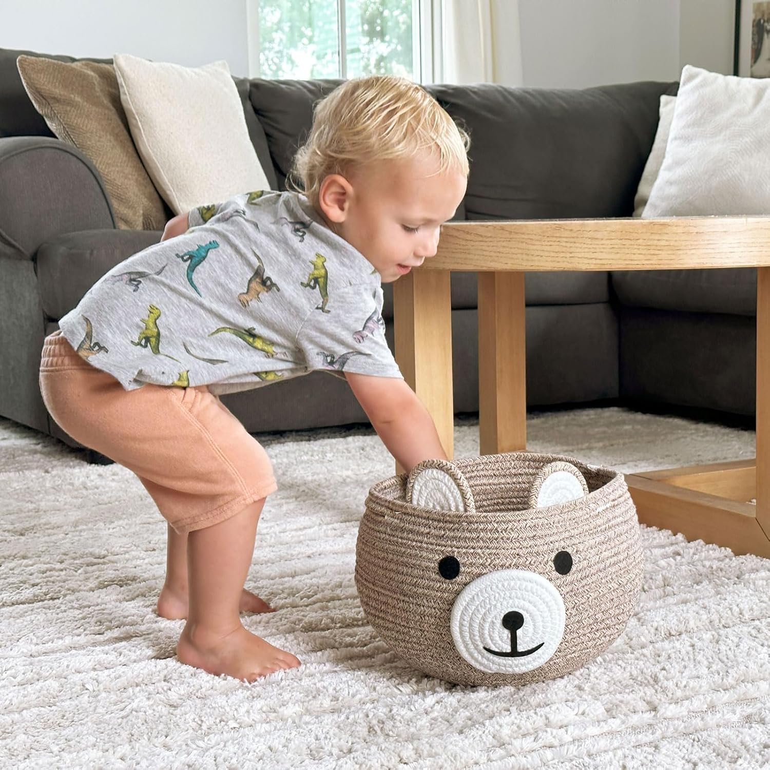 Baby Basket for Nursery, Bear  - Baby Nursery Images Free recensione e prezzo