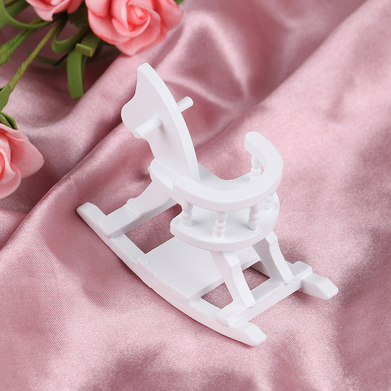 1/12 Dollhouse Miniature White - Rocking Chair Nursery recensione e prezzo