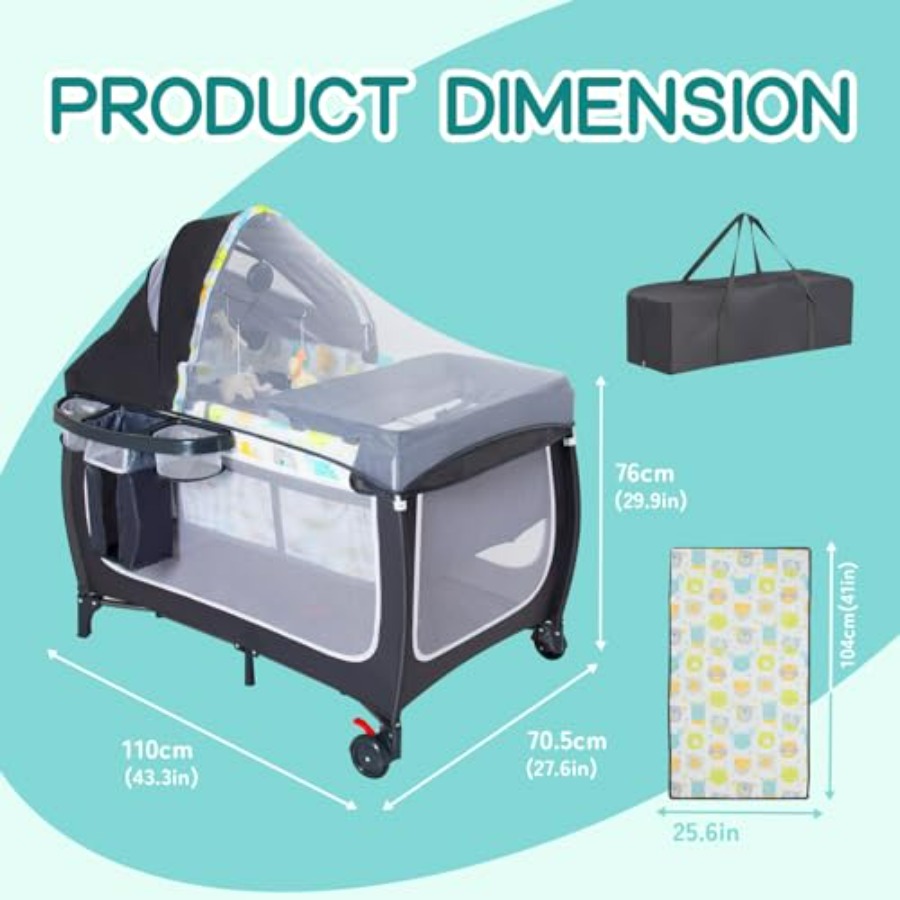ANNA QUEEN 4 in 1 Pack and Pla - Baby Nursery Music recensione e prezzo