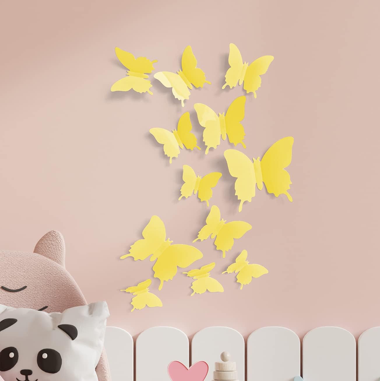 24 Yellow Butterfly Wall Decal - Baby Nursery Yellow recensione e prezzo
