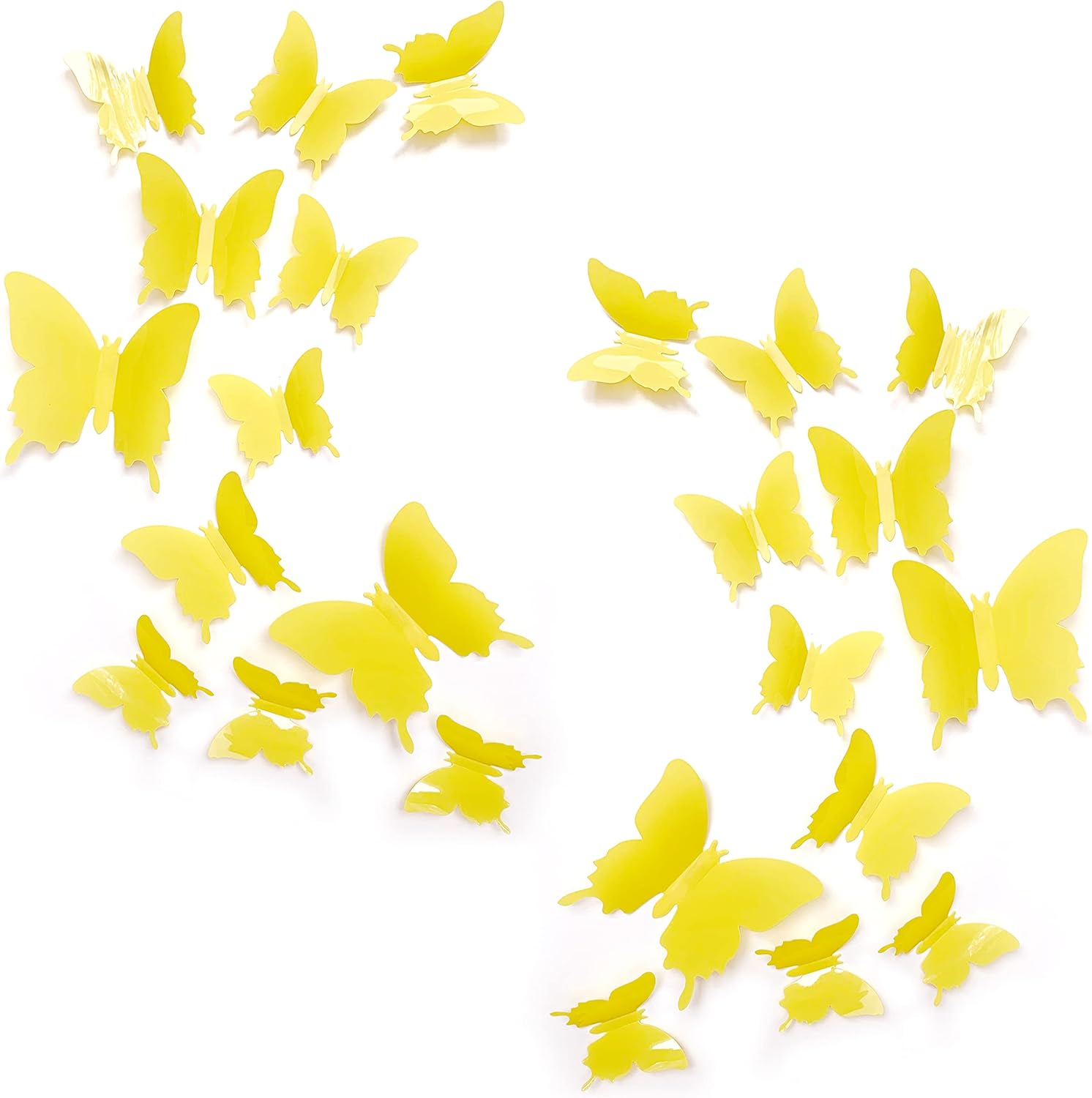 24 Yellow Butterfly Wall Decal - Baby Nursery Yellow recensione e prezzo