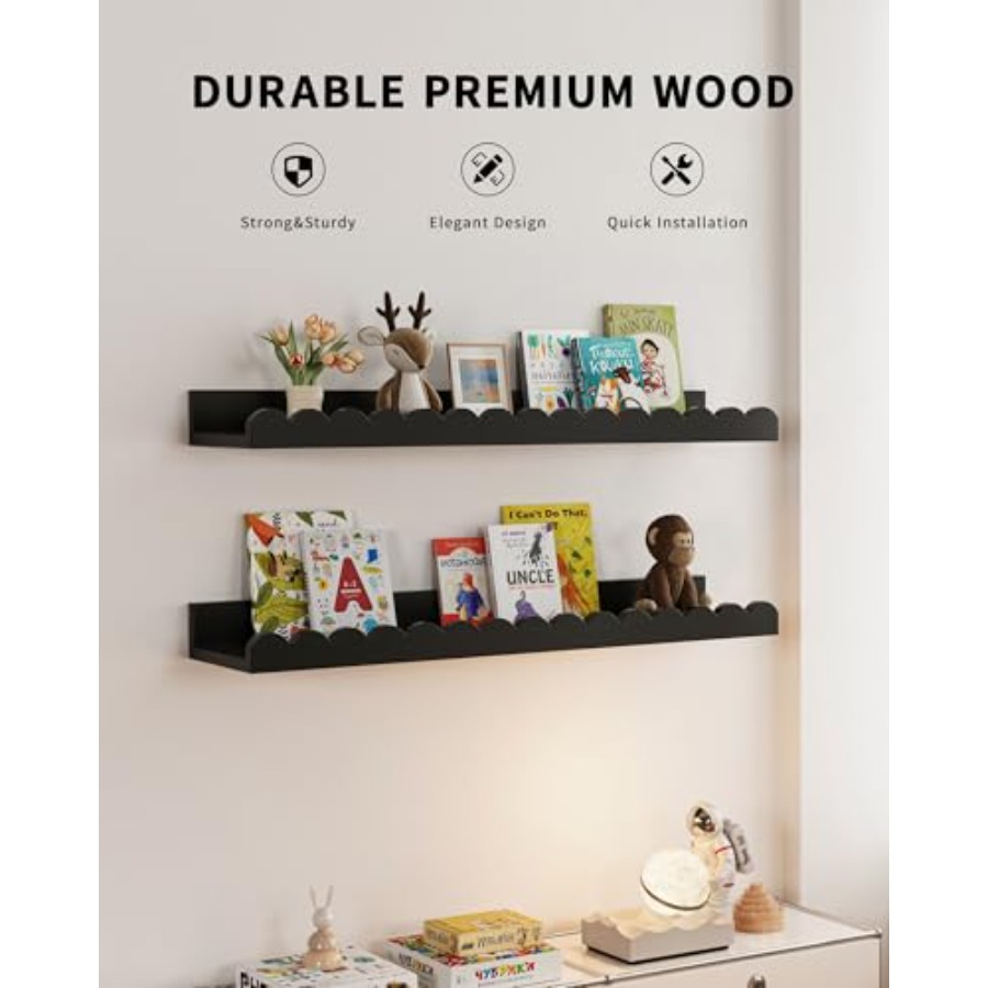 Nursery Book Shelves 4-Pack Fl - Baby Nursery Shelves recensione e prezzo