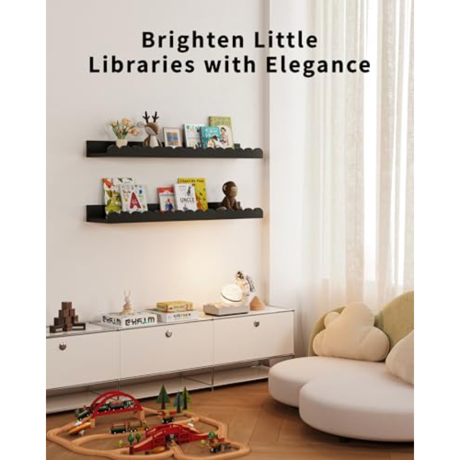 Nursery Book Shelves 4-Pack Fl - Baby Nursery Shelves recensione e prezzo