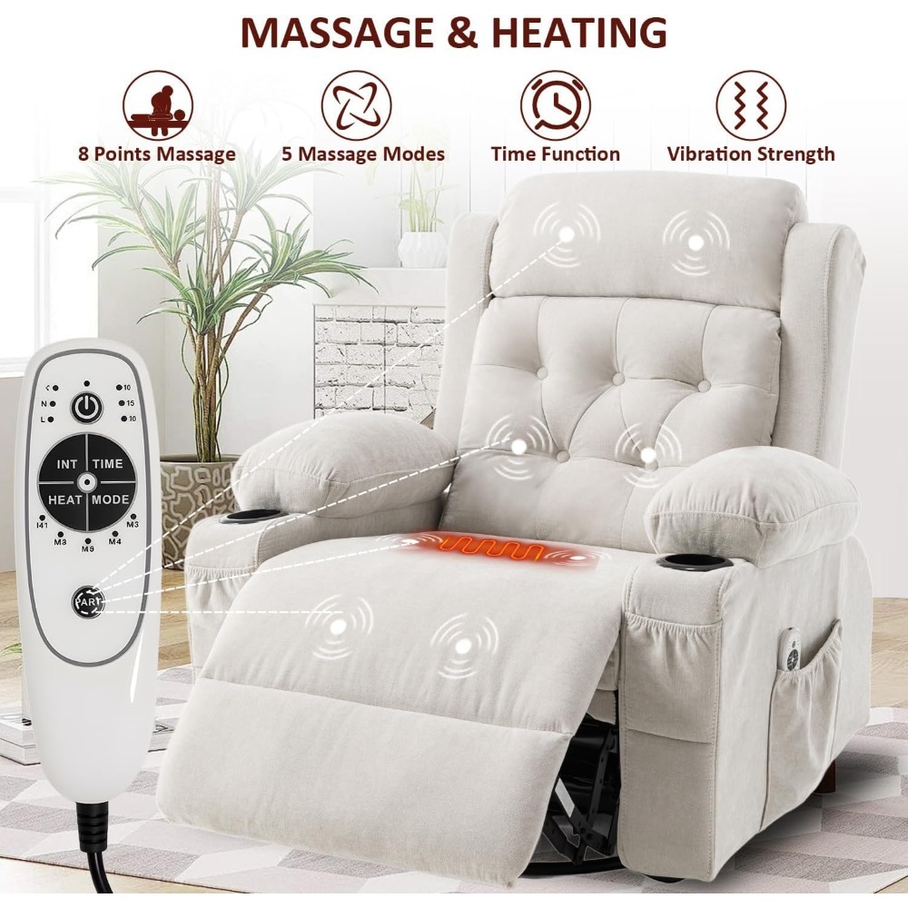 Rocker Swivel Recliner Chair w - Rocking Chair Nursery recensione e prezzo