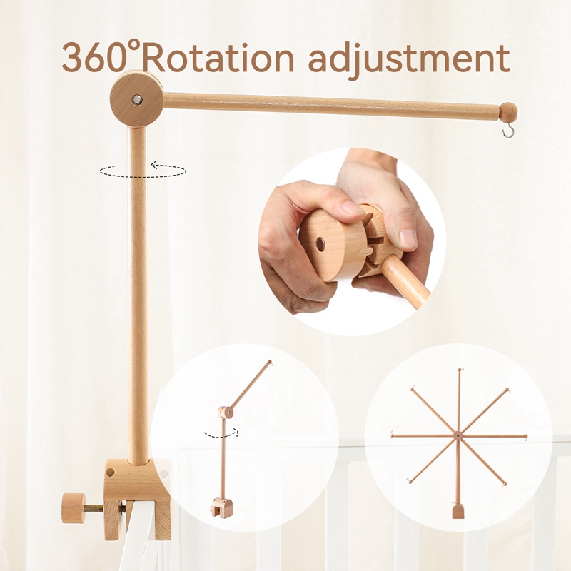Baby Wooden Bed Bell Bracket M - Crib Mobile Musical recensione e prezzo