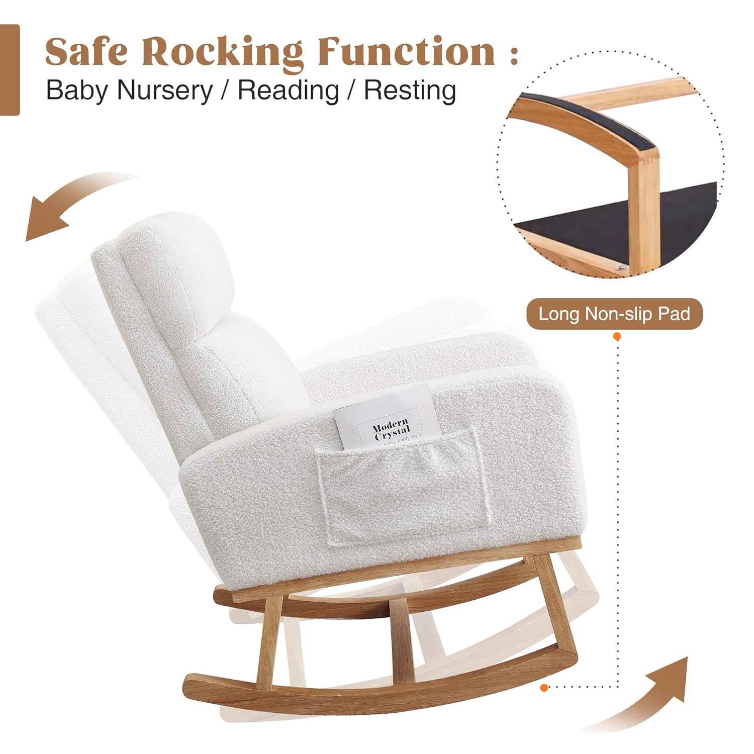 Rocking Chair Nursery, Sherpa  - Rocking Chair Nursery recensione e prezzo