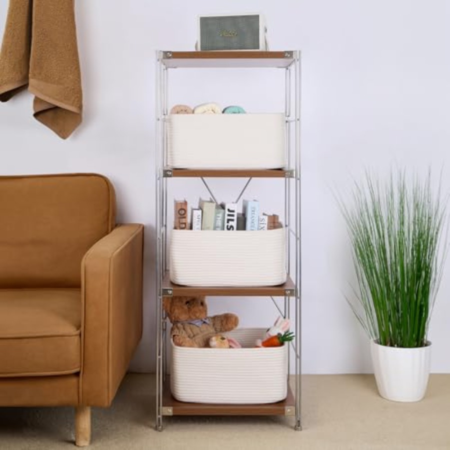 Large Storage Baskets for Orga - Baby Nursery Shelves recensione e prezzo