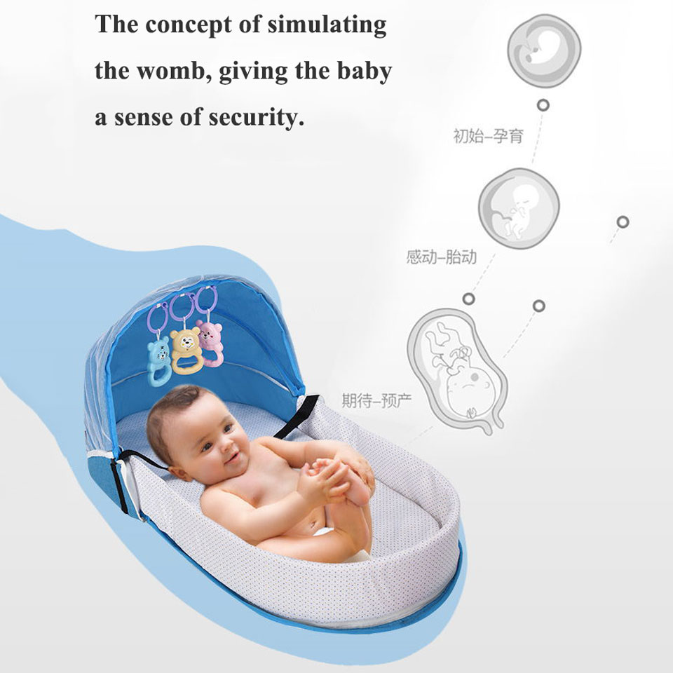 Portable Travel Baby Crib Fold - Rocking Chair Nursery recensione e prezzo