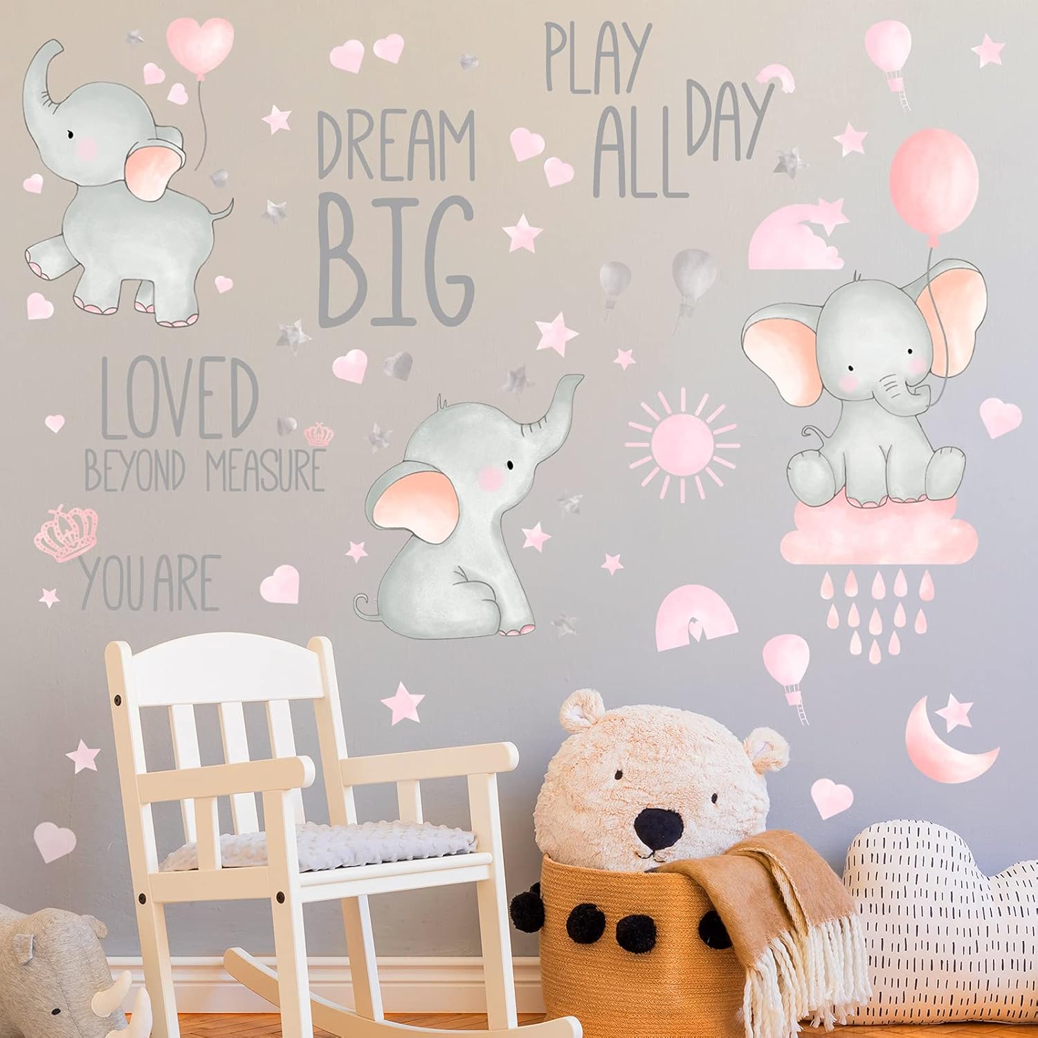 Dream Big Little One Elephant  - Baby Nursery Images Free recensione e prezzo