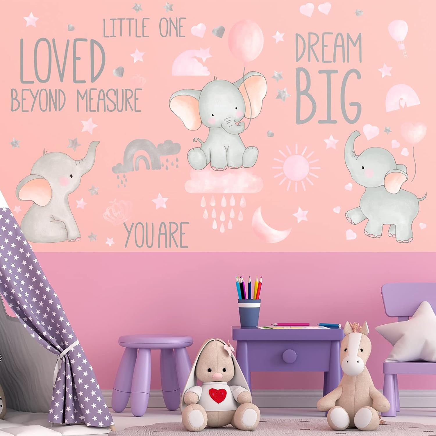 Dream Big Little One Elephant  - Baby Nursery Images Free recensione e prezzo