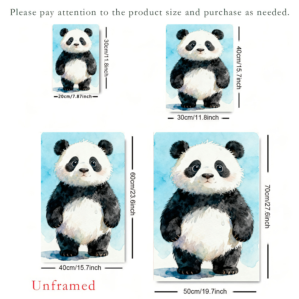 3pcs Personalized Panda Nurser - Baby Nursery Pictures recensione e prezzo