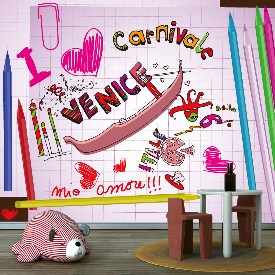 Cartoon Easy to Apply Peel and - Baby Nursery Peel And Stick Wallpaper recensione e prezzo