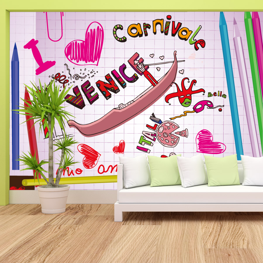 Cartoon Easy to Apply Peel and - Baby Nursery Peel And Stick Wallpaper recensione e prezzo