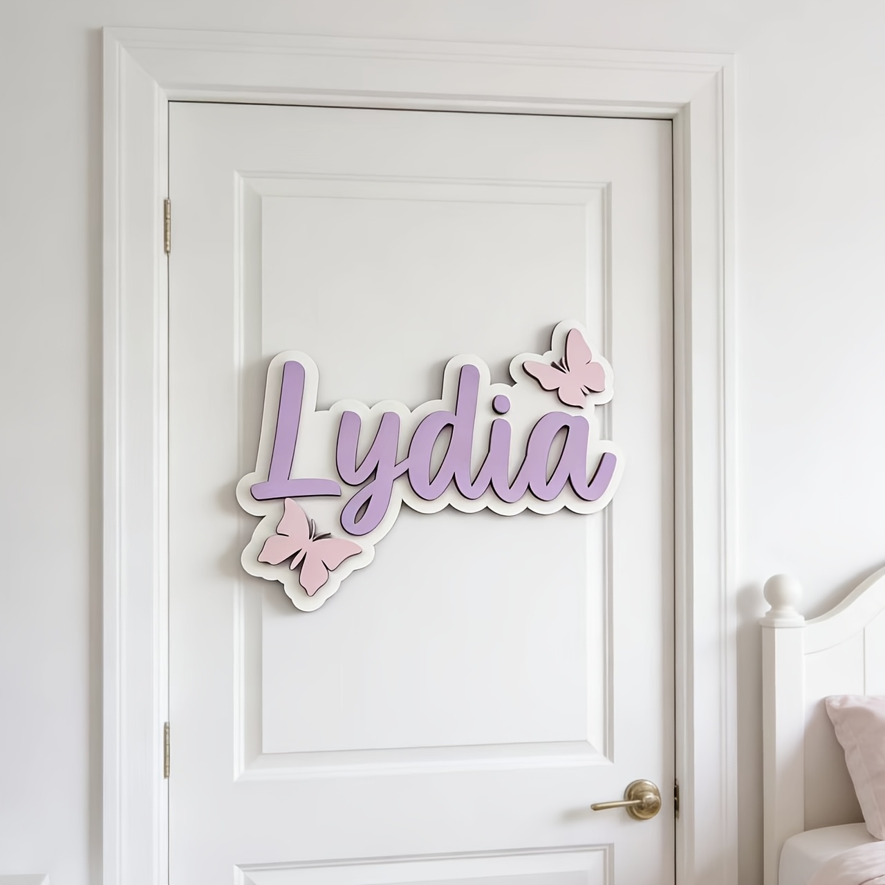 Personalized Blue & Pink Butte - Baby Nursery Sign recensione e prezzo