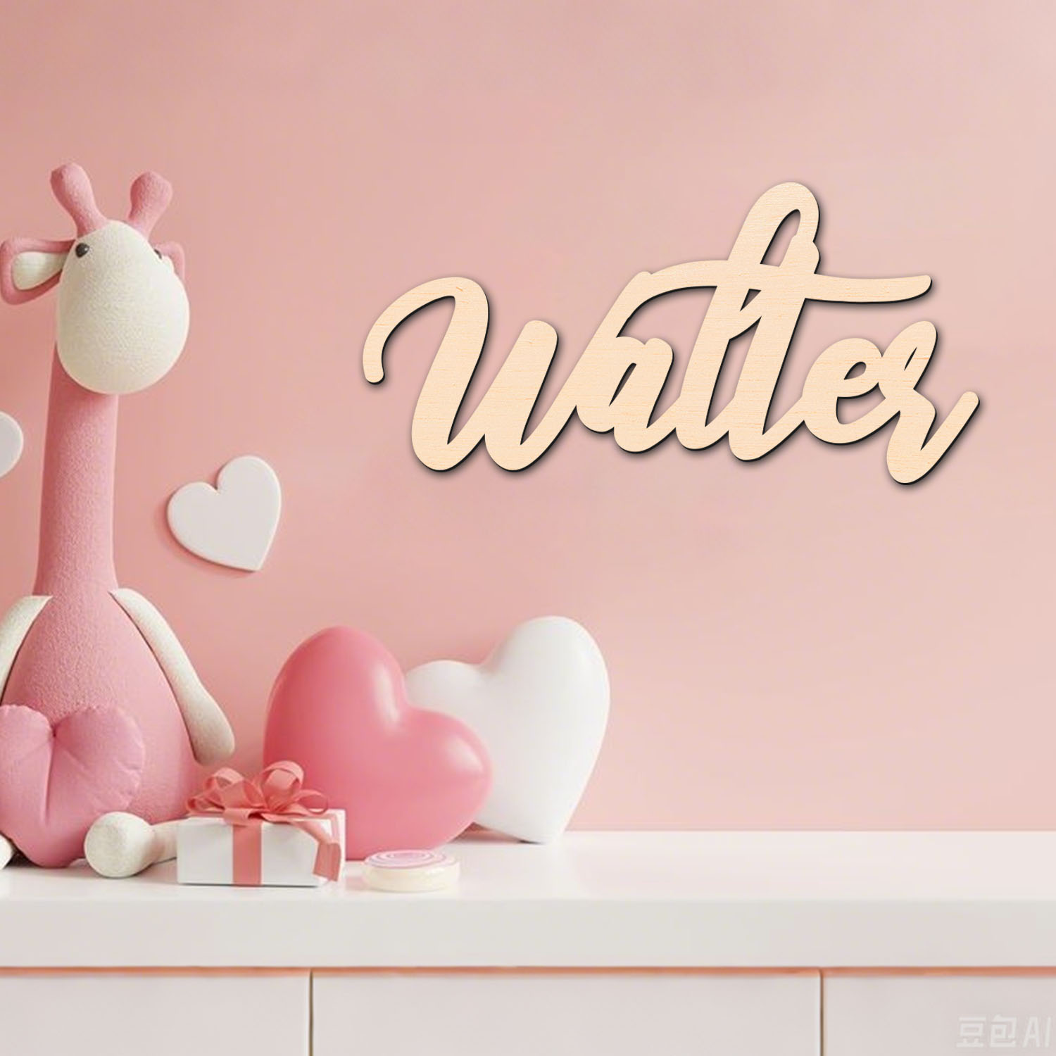 1pc Personalized Wooden Name S - Baby Nursery Sign recensione e prezzo