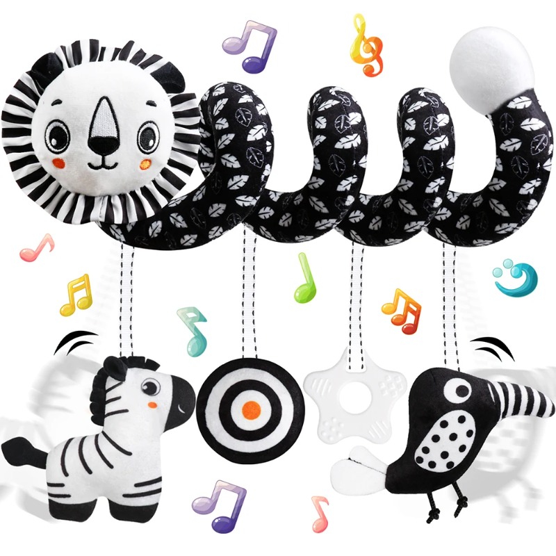 Baby Carseat Toy Black & White - Crib Mobile Musical recensione e prezzo