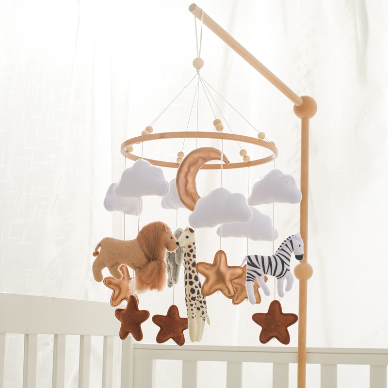 Crib Mobile Bed Bell Wooden Ba - Crib Mobile Musical recensione e prezzo
