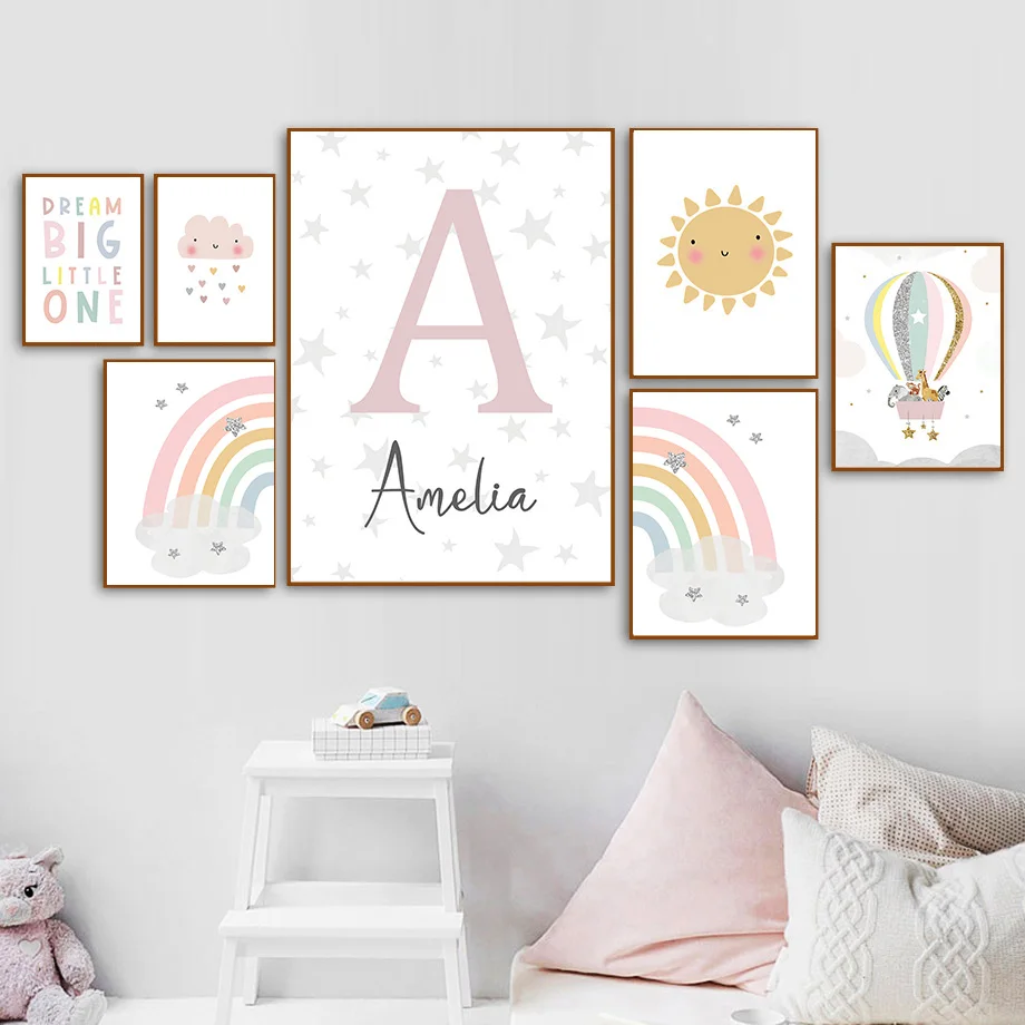 Giraffe Elephant Hot Balloon S - Baby Nursery Pictures recensione e prezzo