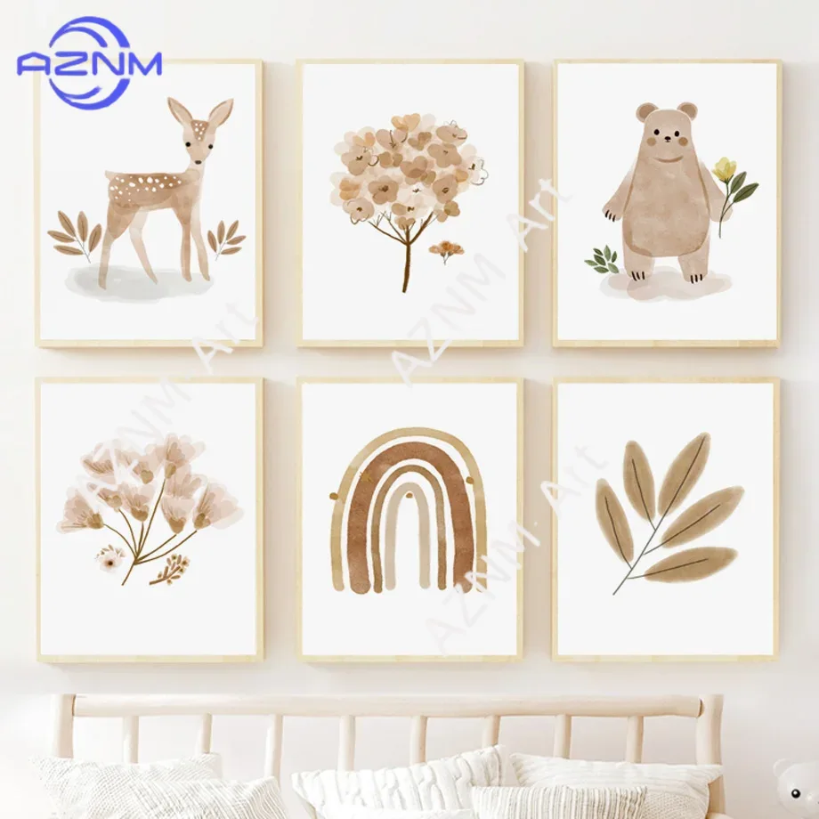 Boho Nursery Wall Art Canvas - - Baby Nursery Pictures recensione e prezzo