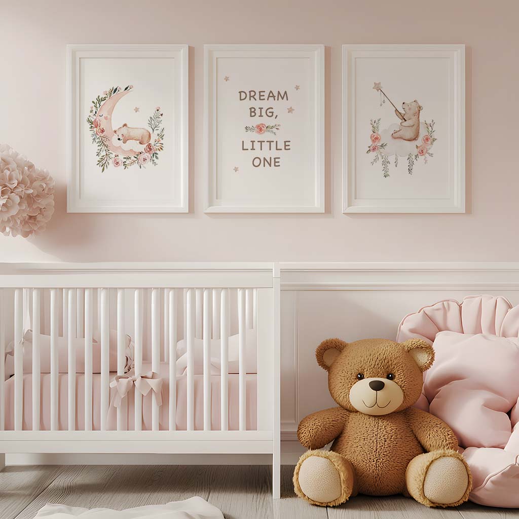 Nursery Flower Wall Art, Cute  - Baby Girl Nursery Quotes recensione e prezzo
