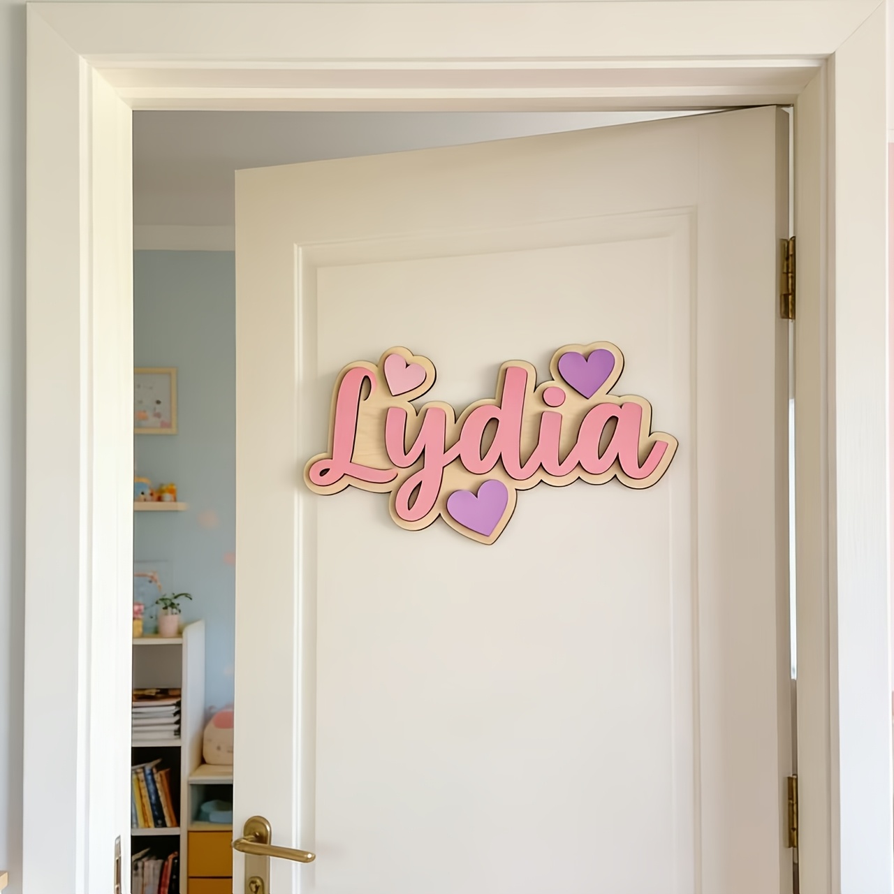 Personalized Gradient Heart Na - Baby Nursery Sign recensione e prezzo
