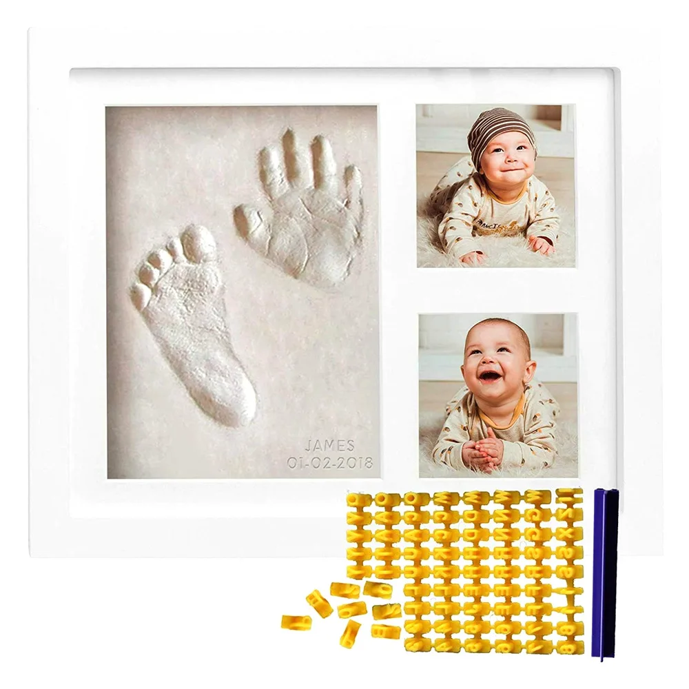 Baby Handprint and Footprint K - Baby Nursery Picture Frames recensione e prezzo