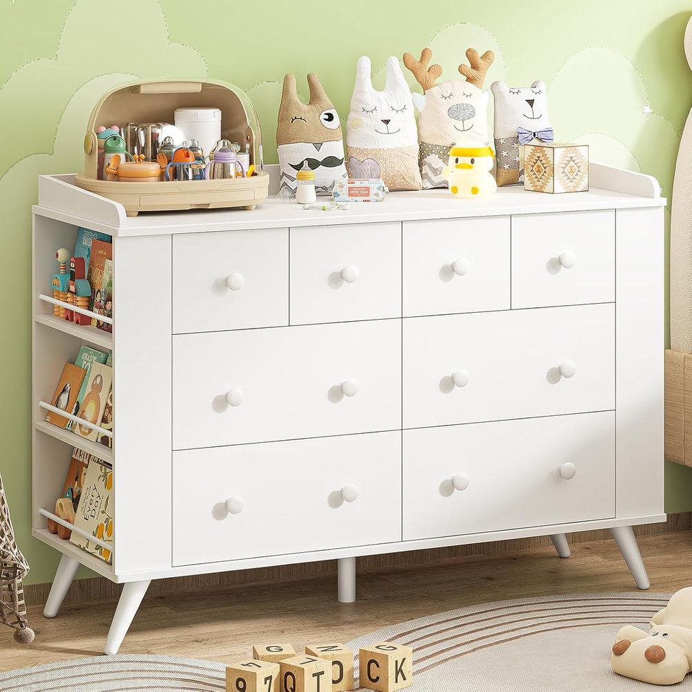 Children's 8-Drawer Dresser, N - Baby Nursery Shelves recensione e prezzo
