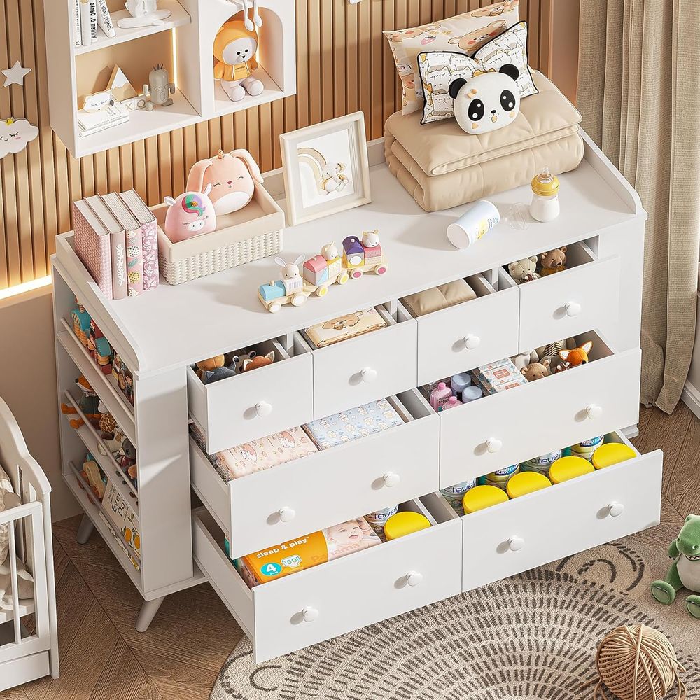 Children's 8-Drawer Dresser, N - Baby Nursery Shelves recensione e prezzo