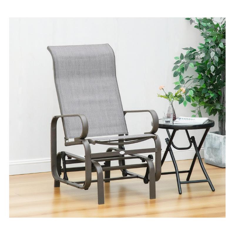 Single Glider Rocking Chair, C - Baby Nursery Glider Chair recensione e prezzo