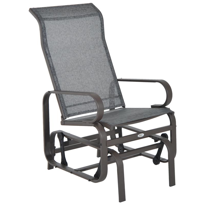 Single Glider Rocking Chair, C - Baby Nursery Glider Chair recensione e prezzo